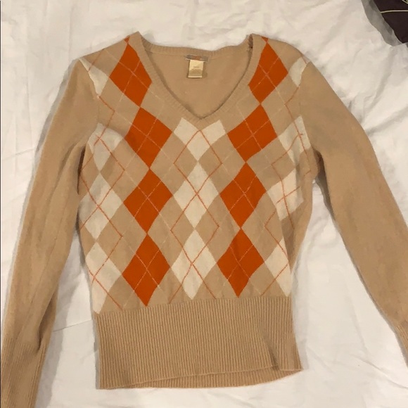 long sleeve argyle sweater - Picture 1 of 3